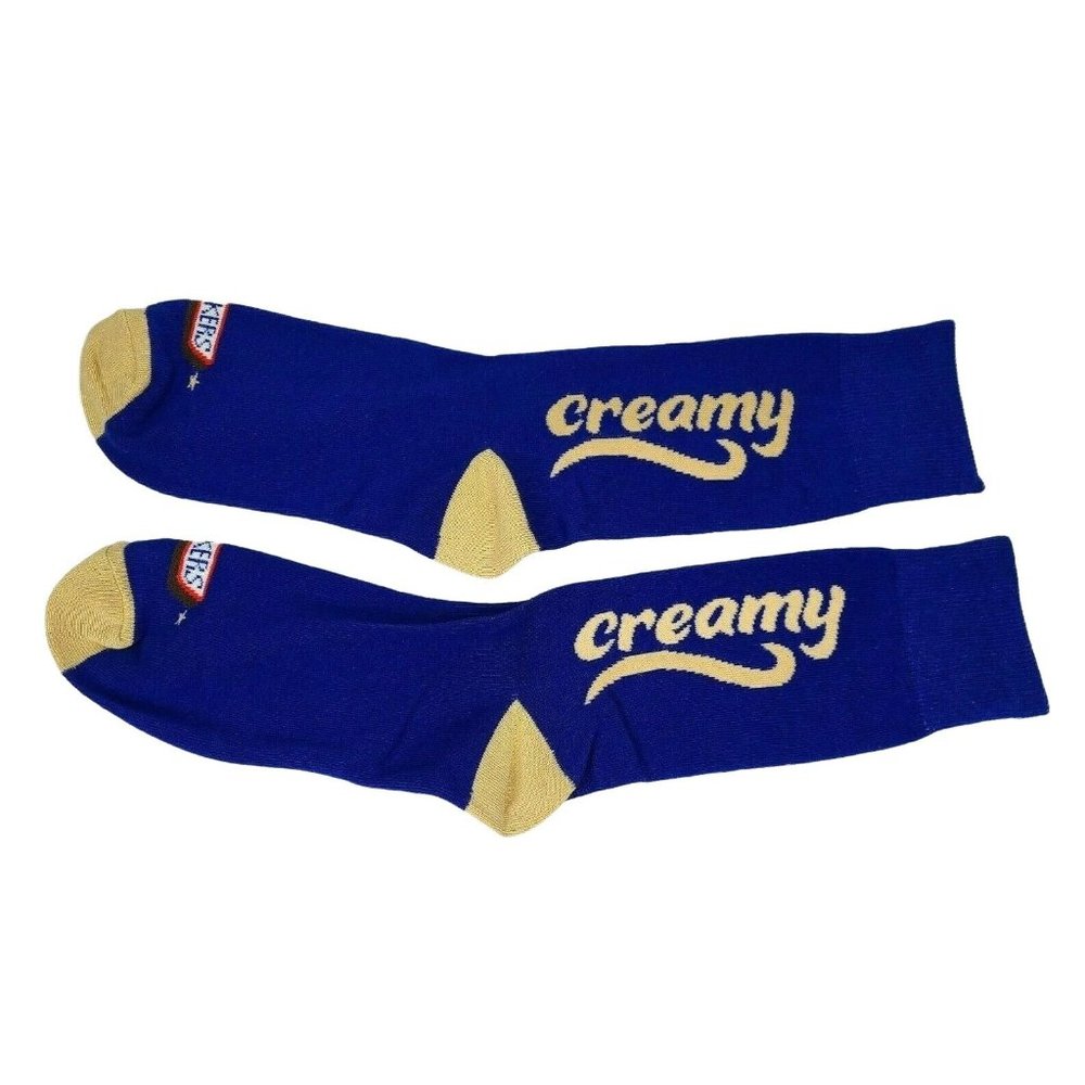 New Snickers Candy Bar "CREAMY" Socks Promotional Candy